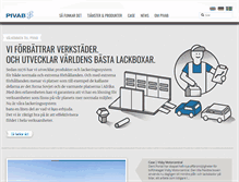 Tablet Screenshot of pivab.se